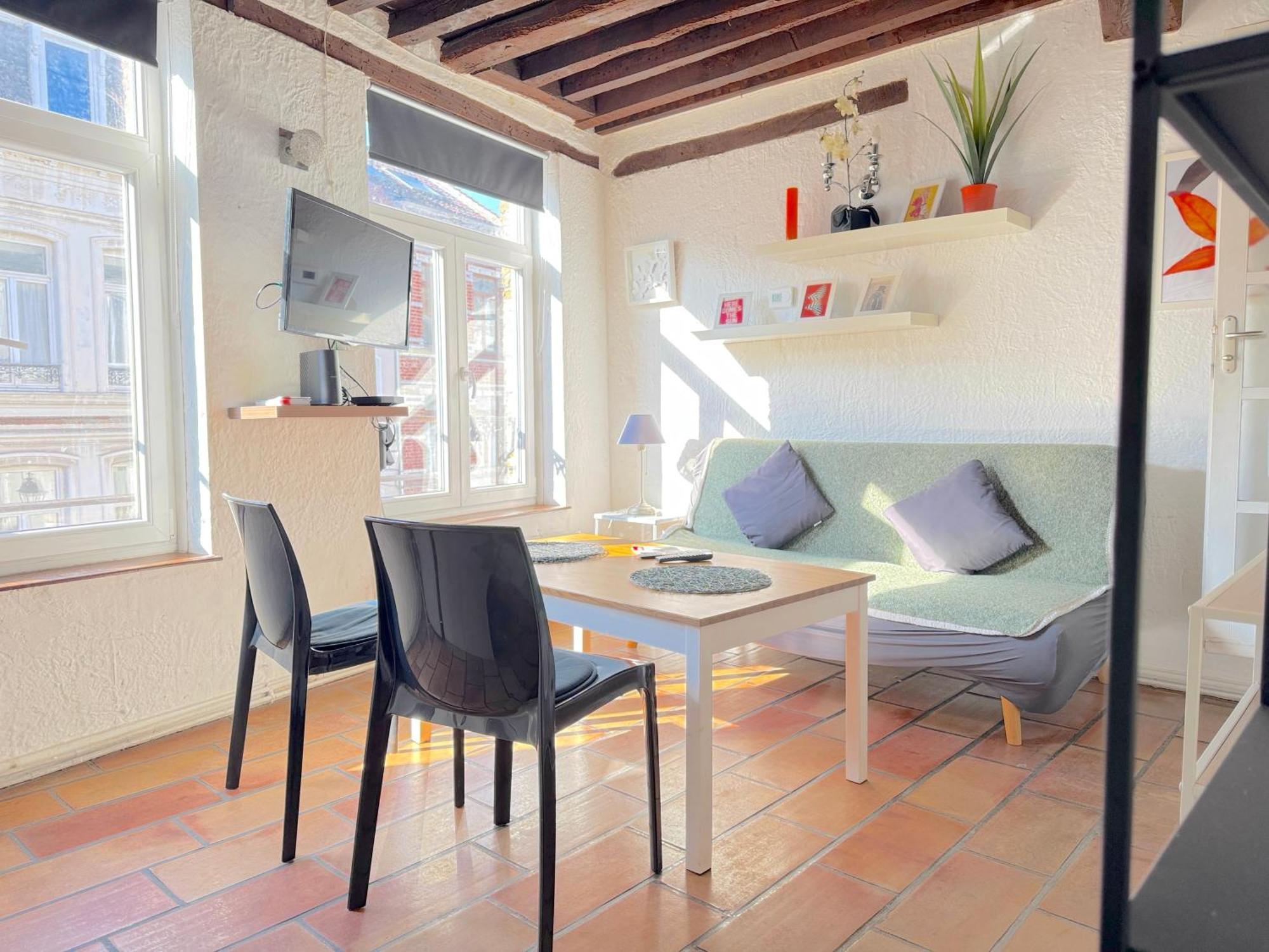 Charme Vieux Lille Apartment 1 Chambre 24H24H Access エクステリア 写真